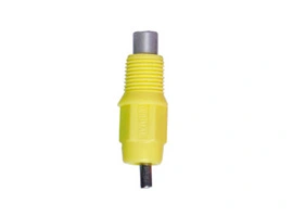 Yellow Threaded Nipple - Poultry Hydration System for Day-Old Chicks and Poultry Watering Solutions.