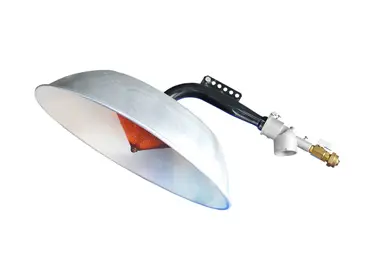 Infraconic Gas Brooder with advanced heating system for poultry.