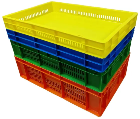 Meat Crate for Hygienic Meat Storage and Safe Transport - Food Grade Plastic Crate
